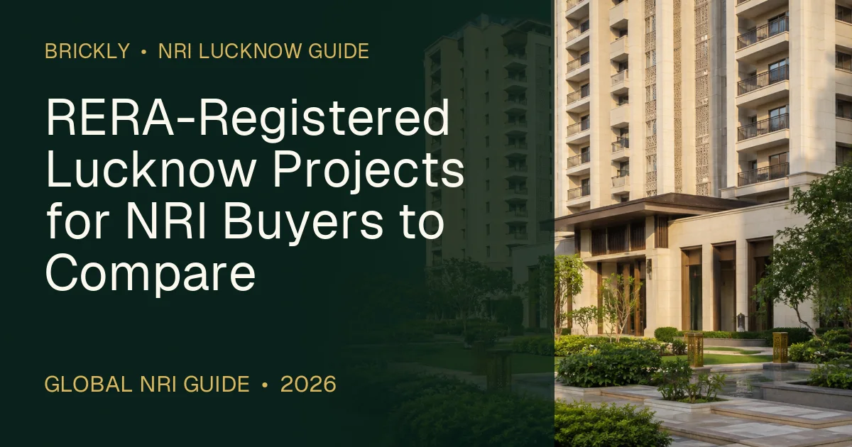 RERA-Registered Lucknow Projects for NRI Buyers to Compare — 1OAK ATMOS